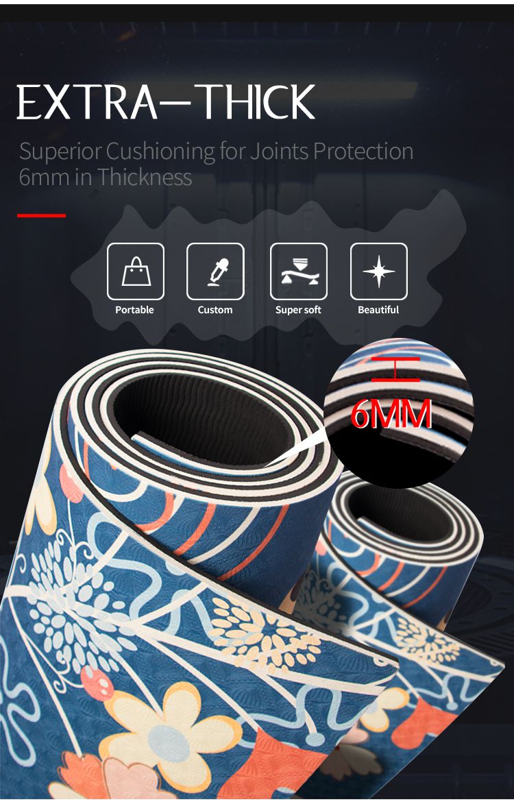 تب المطبوعة اليوغا حصيرة تب المطبوعة اليوغا حصيرة