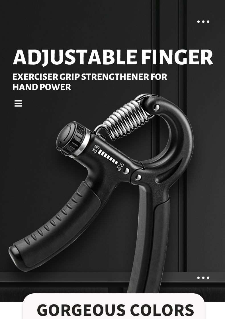 Adjustable Finger Exerciser Hand Grip Strengthener