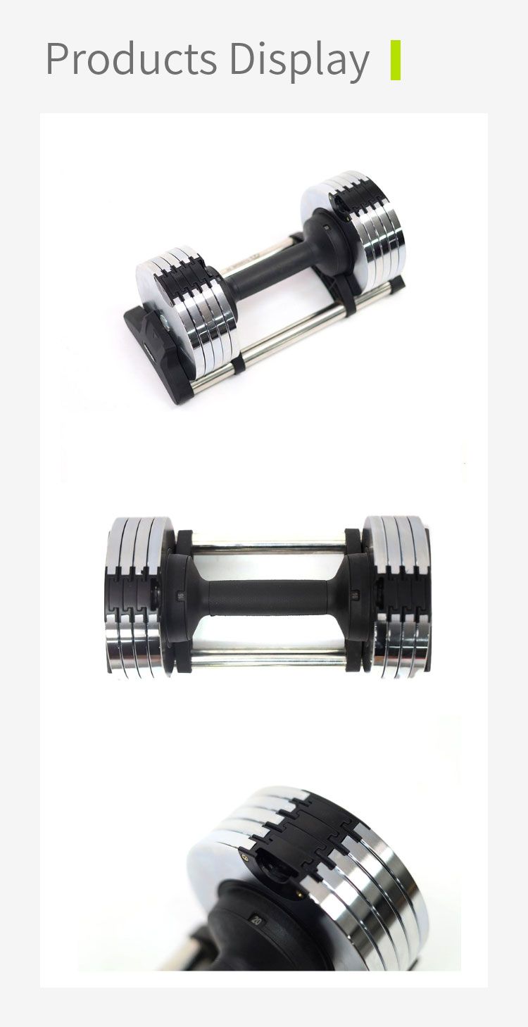 Pure Steel Electroplated Adjustable Dumbbell