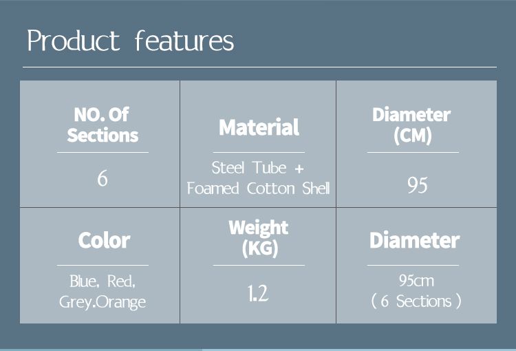 طوق حولا مرجح مع تدليك نتوء طوق حولا مرجح مع تدليك نتوء