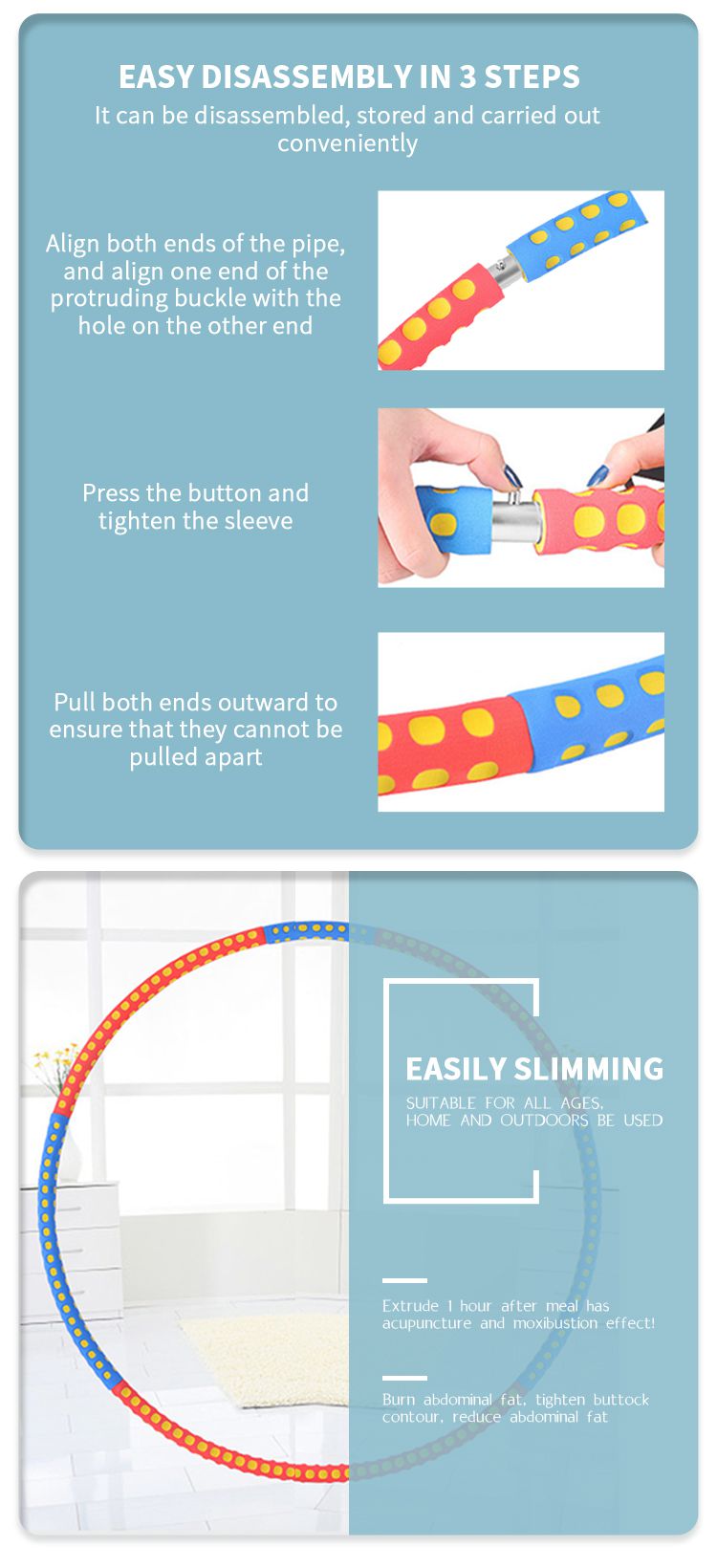 طوق حولا مرجح مع تدليك نتوء طوق حولا مرجح مع تدليك نتوء