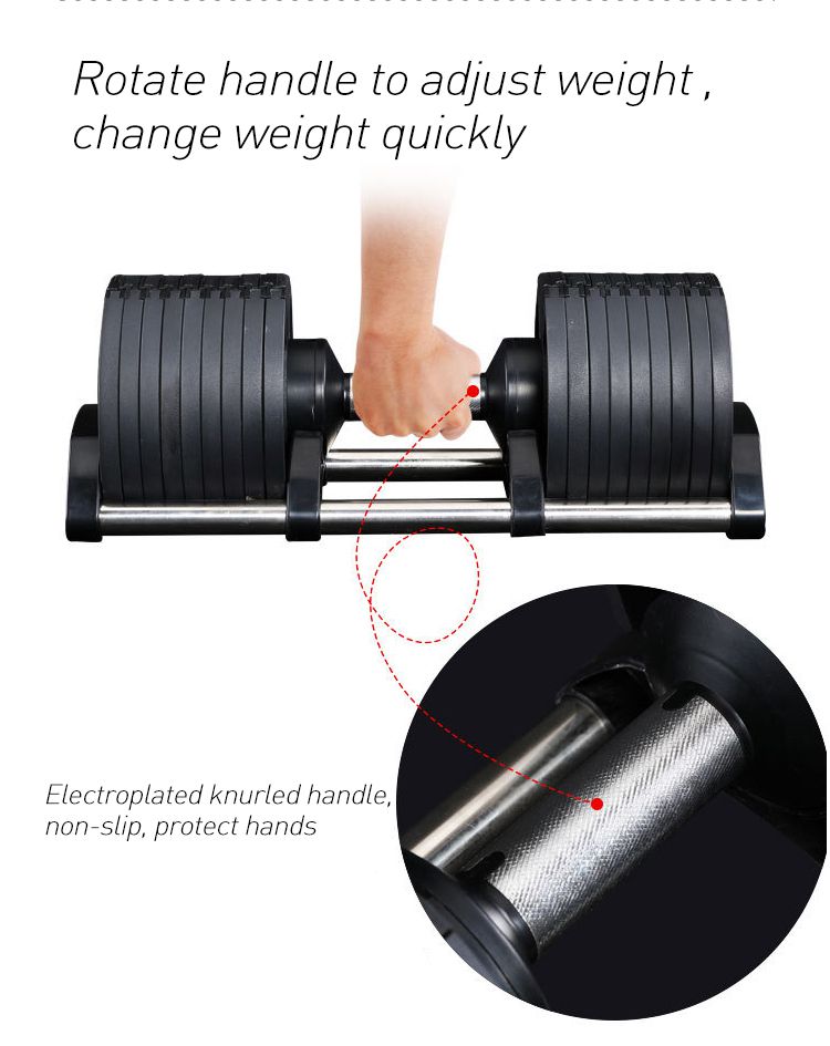 الحديد الزهر الدمبل قابل للتعديل الحديد الزهر الدمبل قابل للتعديل