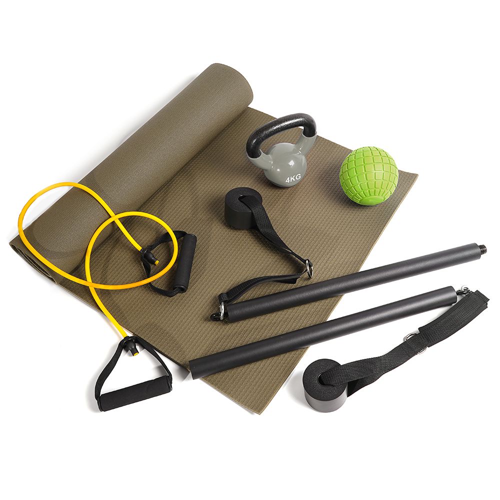 اليوغا تمتد التدريب مجموعة