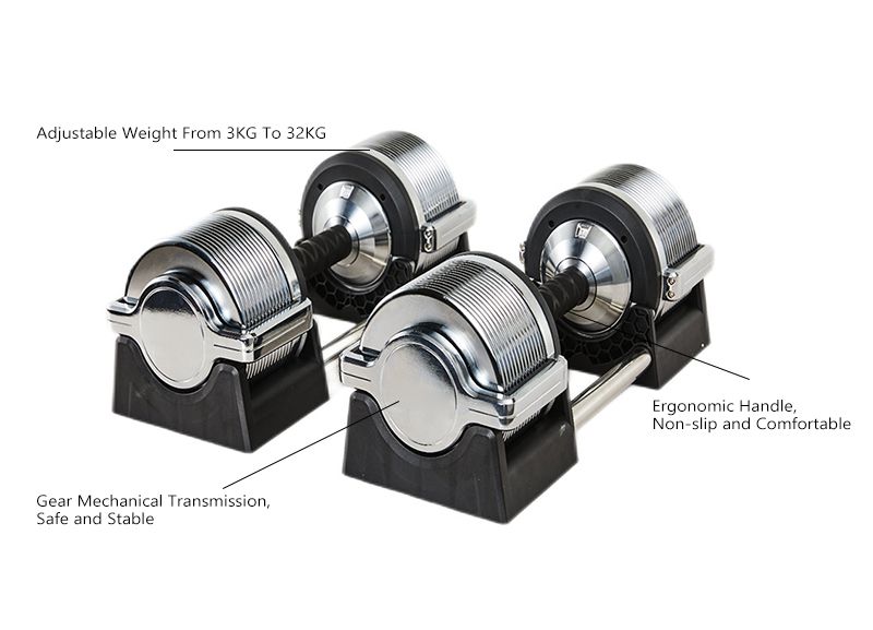 الدمبل الصلب النقي مطلي قابل للتعديل الدمبل الصلب النقي مطلي قابل للتعديل