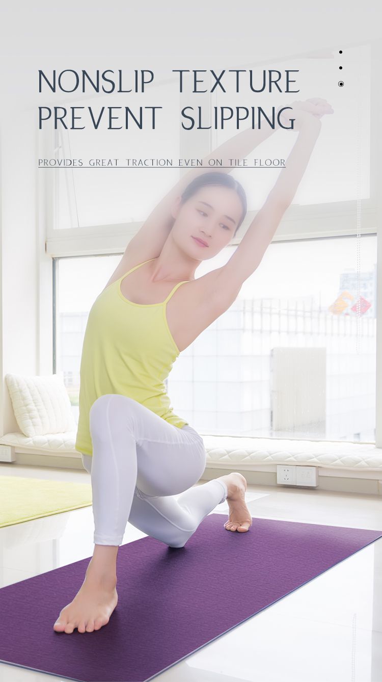 طبقة مزدوجة تب اليوغا حصيرة طبقة مزدوجة تب اليوغا حصيرة