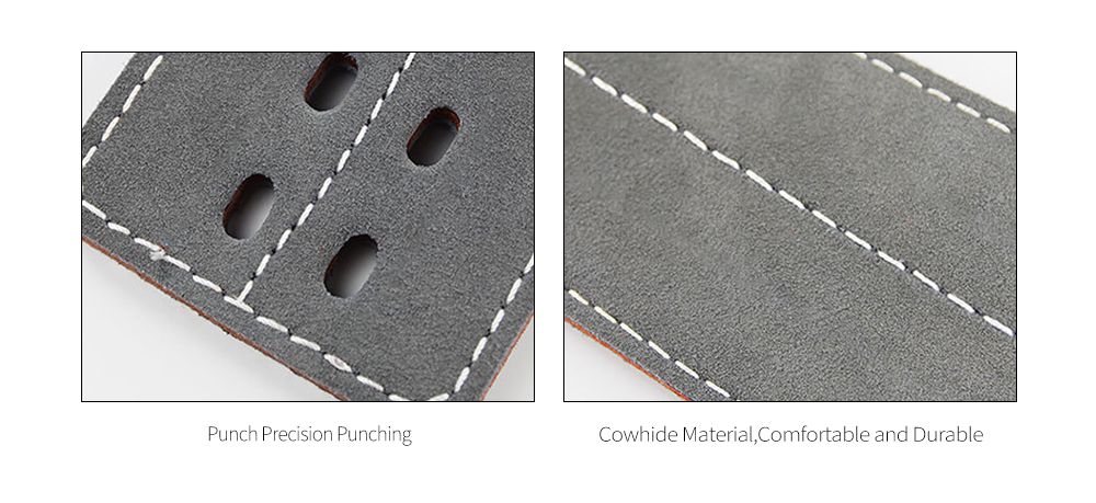 حزام رفع الأثقال من جلد البقر