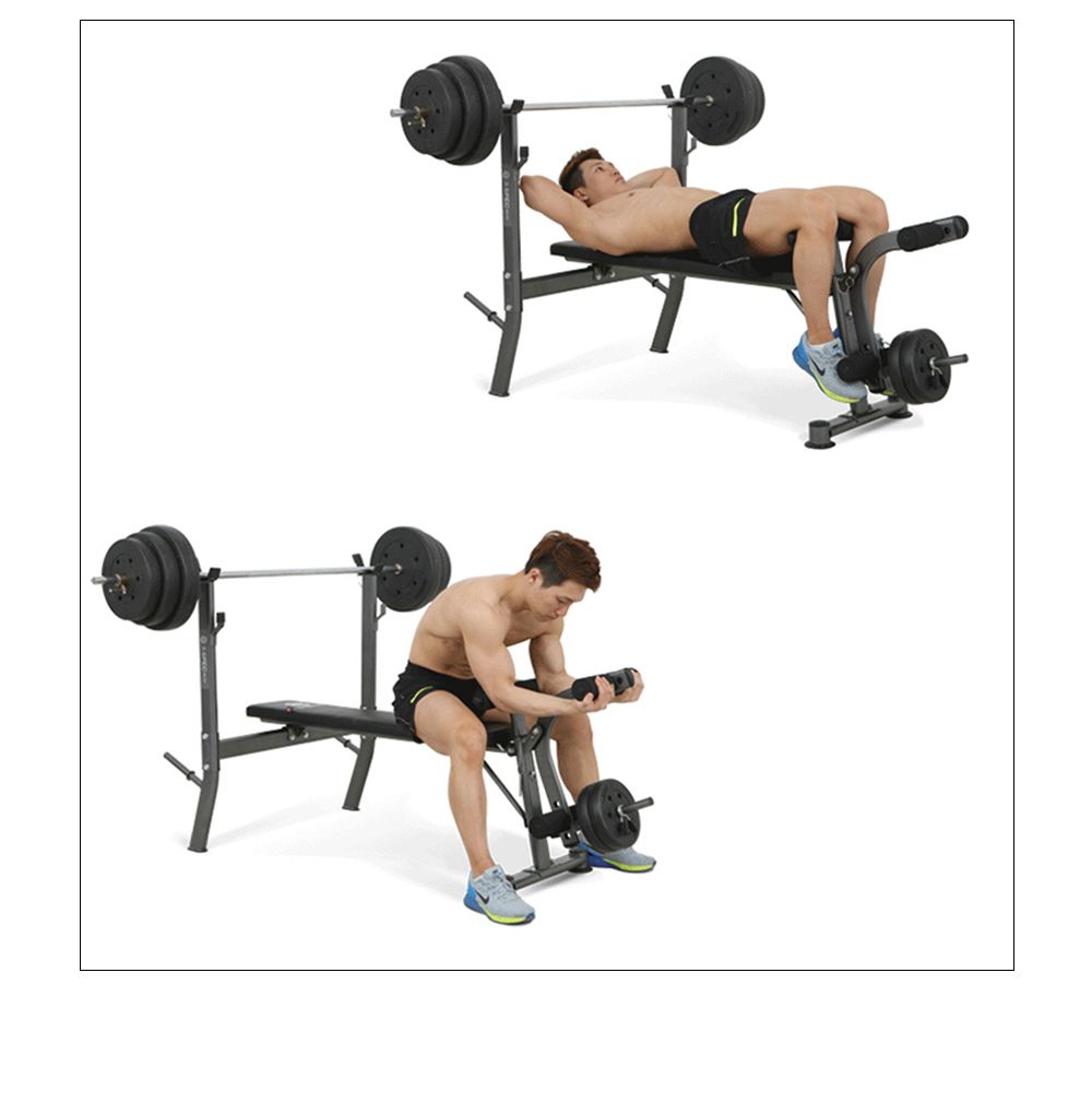 Supine Board Weight Bench Barbell Rack Bench Press Rack