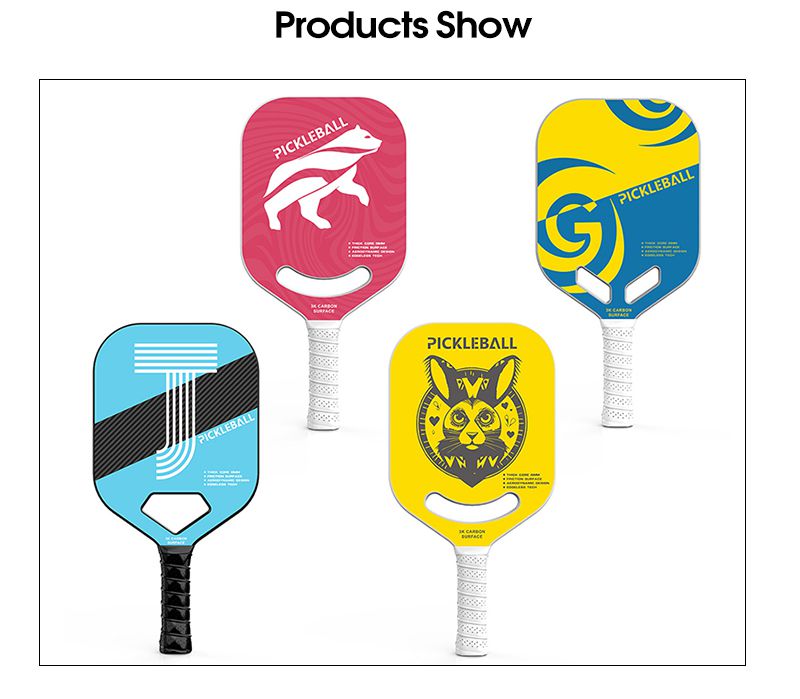 مضرب قطعة واحدة من ألياف الكربون