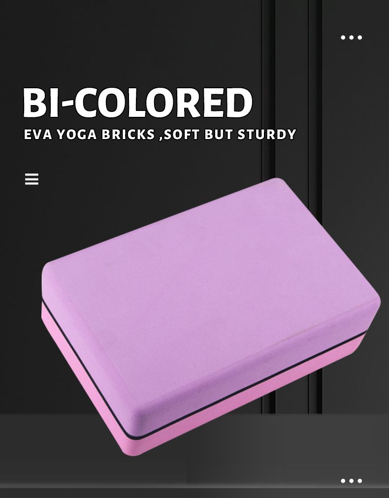 Bi-Colored EVA Yoga Bricks