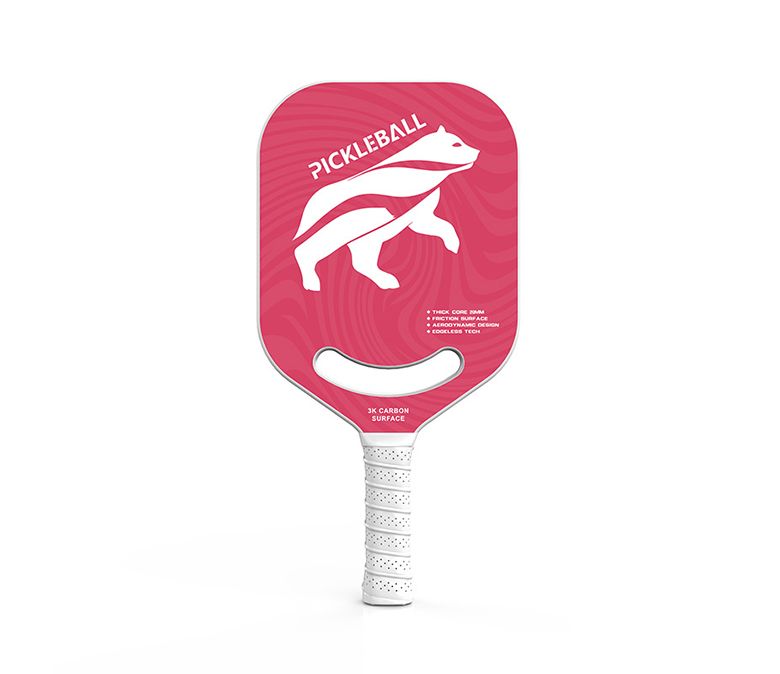 مضرب قطعة واحدة من ألياف الكربون